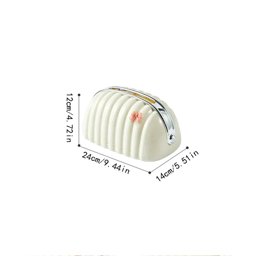 Premium Plastic Tissue Holder Canister
