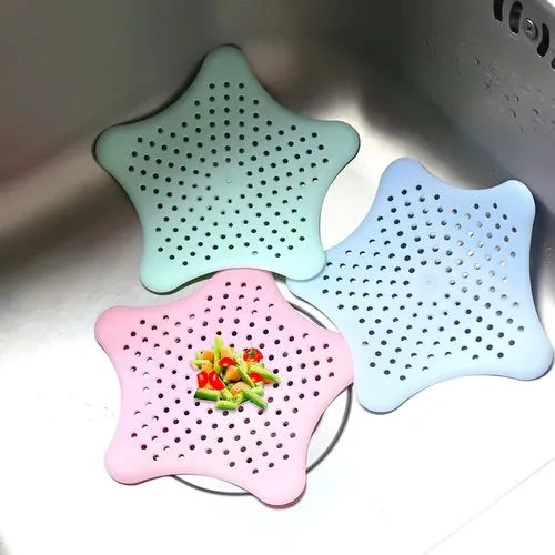 Silicone Rubber Five-pointed Star Sink Filter