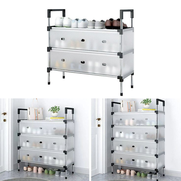 Multilayer Dustproof Shoes Rack – Spacious & Durable Organizer