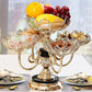 Rotating fruits decor tray rack