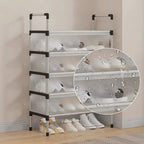 Multilayer Dustproof Shoes Rack – Spacious & Durable Organizer
