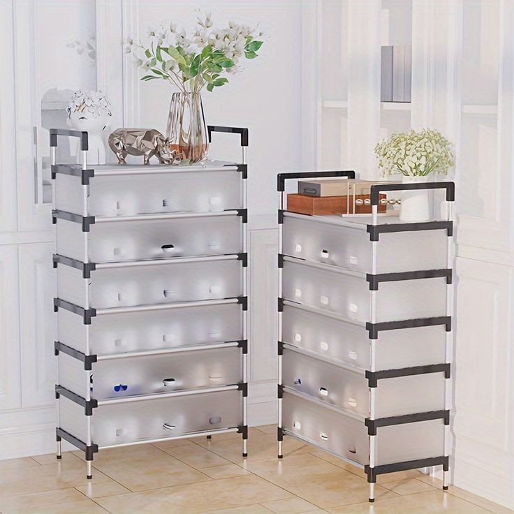 Multilayer Dustproof Shoes Rack – Spacious & Durable Organizer