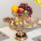 Rotating fruits decor tray rack
