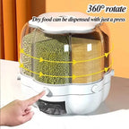 Rotating Rice Dispenser – 360° Grain Storage Organizer