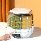 Rotating Rice Dispenser – 360° Grain Storage Organizer