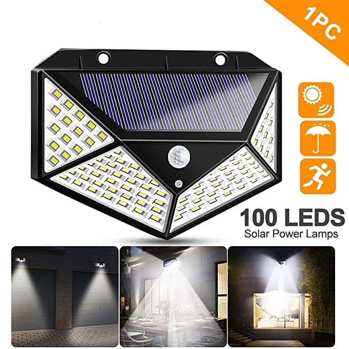 Solar interaction wall light Bk 100