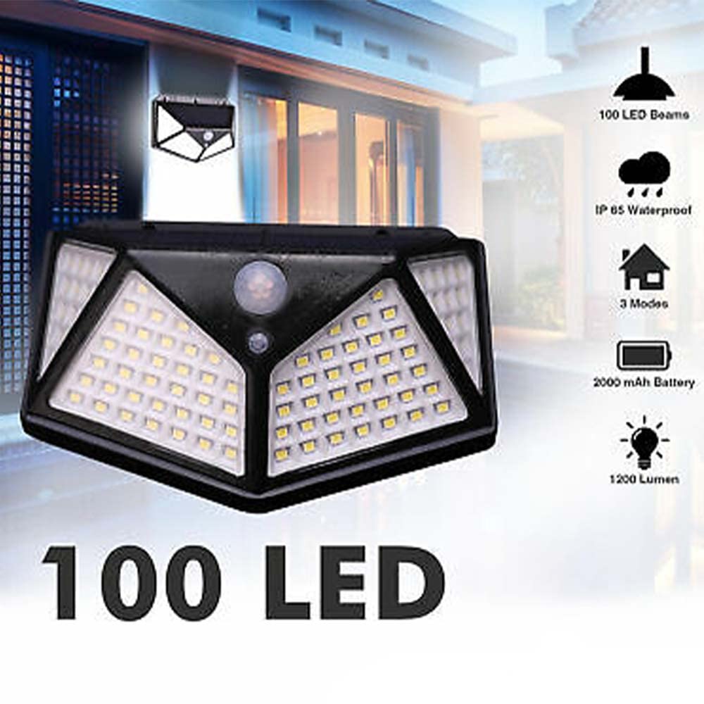 Solar interaction wall light Bk 100