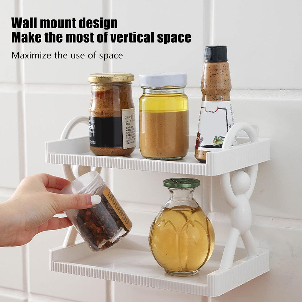 2 Layers Wall Mounted Storage Shelfs