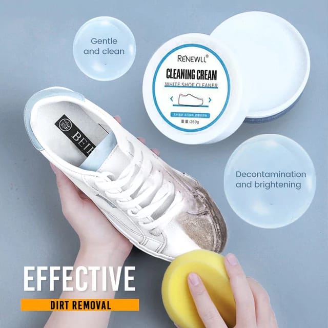 Shoe cleaning cream