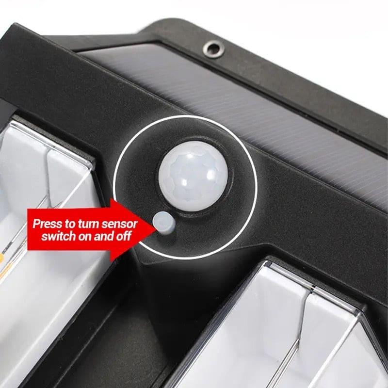 Double Head Solar Wall Lamp with Sensor