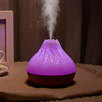USB Small Volcano Air Humidifier With Colorful Night Lights